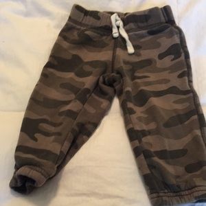 12 month camo sweatpants